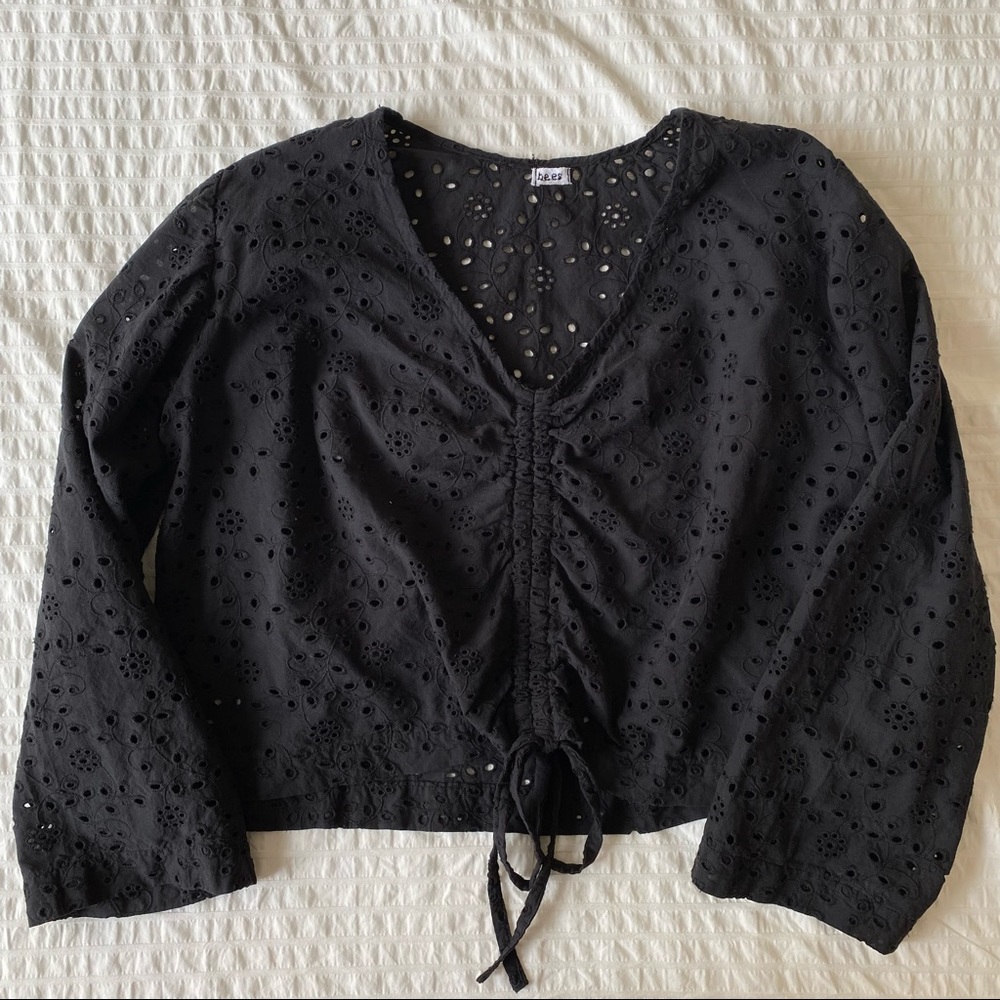 Bees & Bones Daphne Tie Top